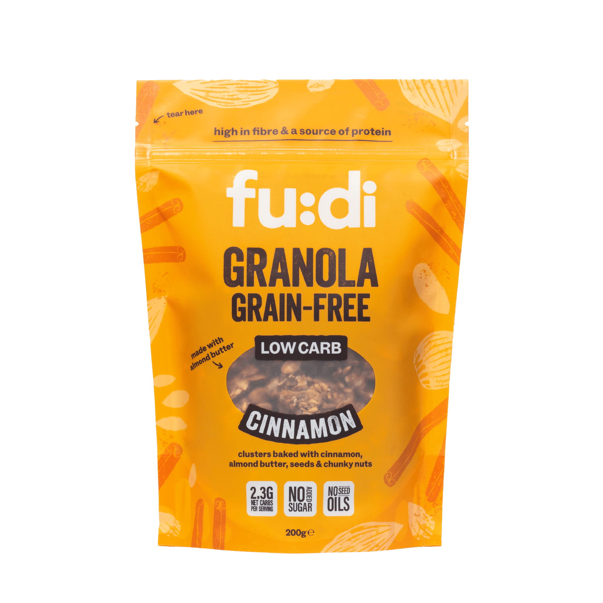 Grain-free Granola - Cinnamon from Fudi | Available at Sow & Arrow