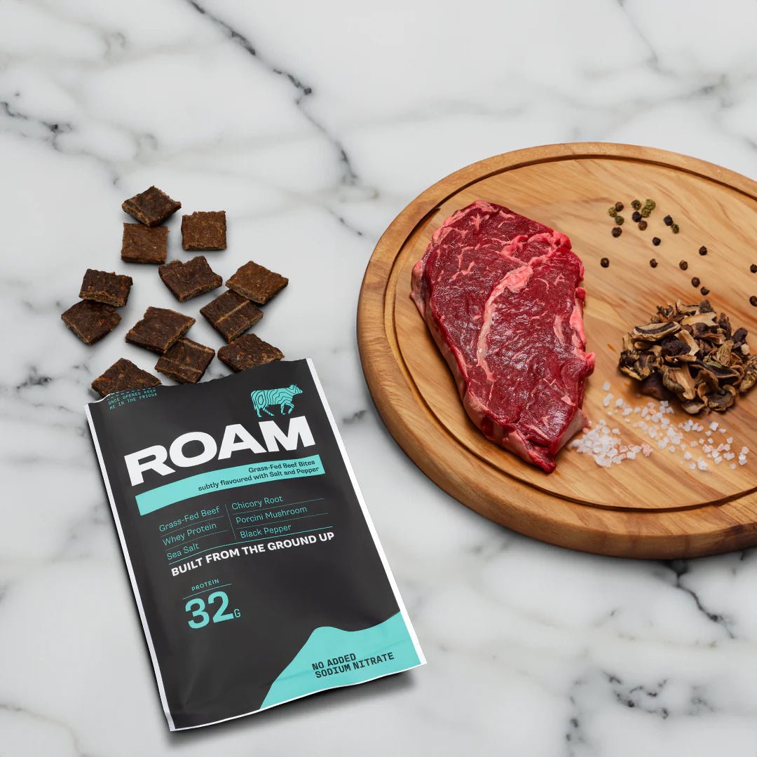 Grass - Fed Beef Bites Roam - 70g from Roam | Available at Sow & Arrow