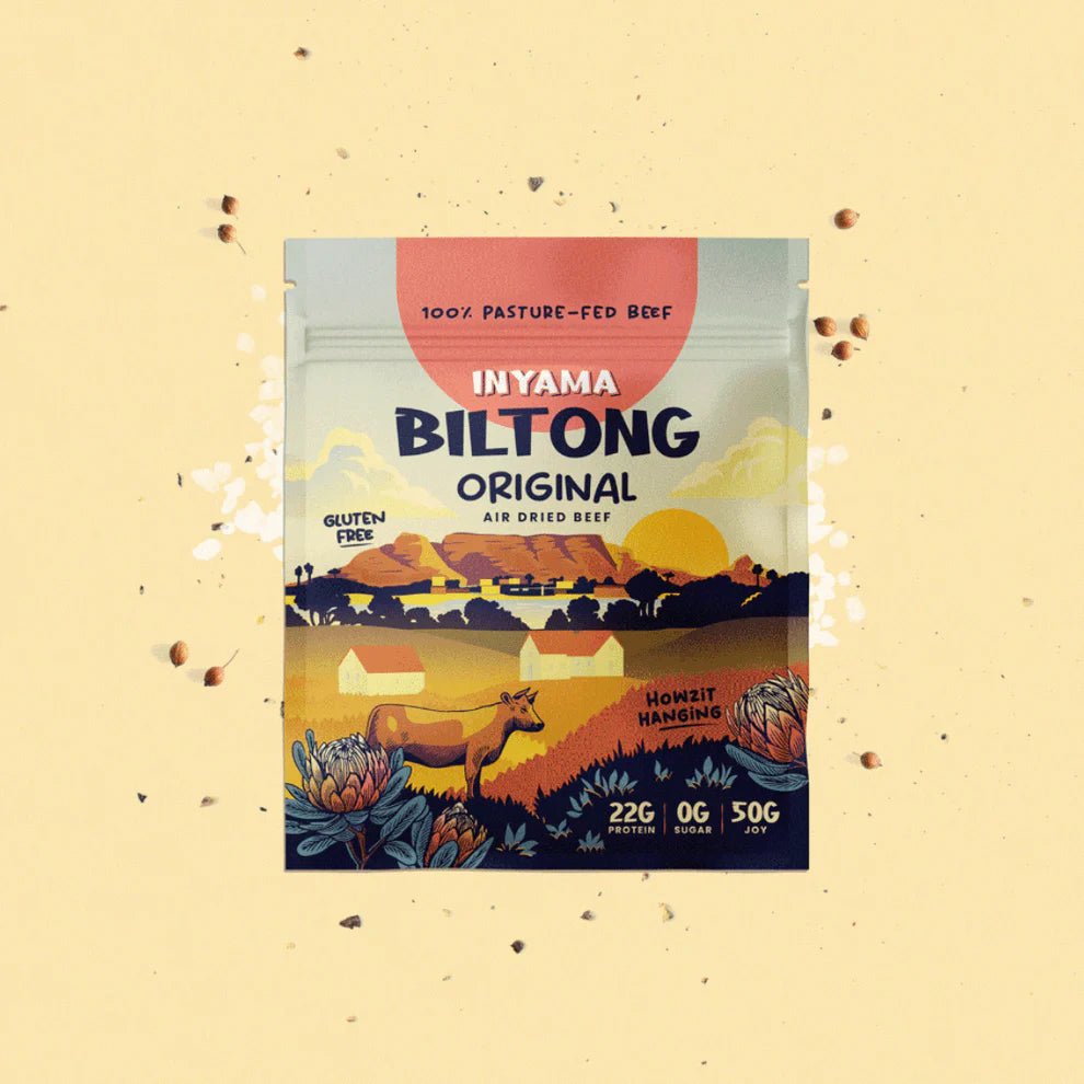 Grass - Fed Biltong - Original 50g from Inyama | Available at Sow & Arrow