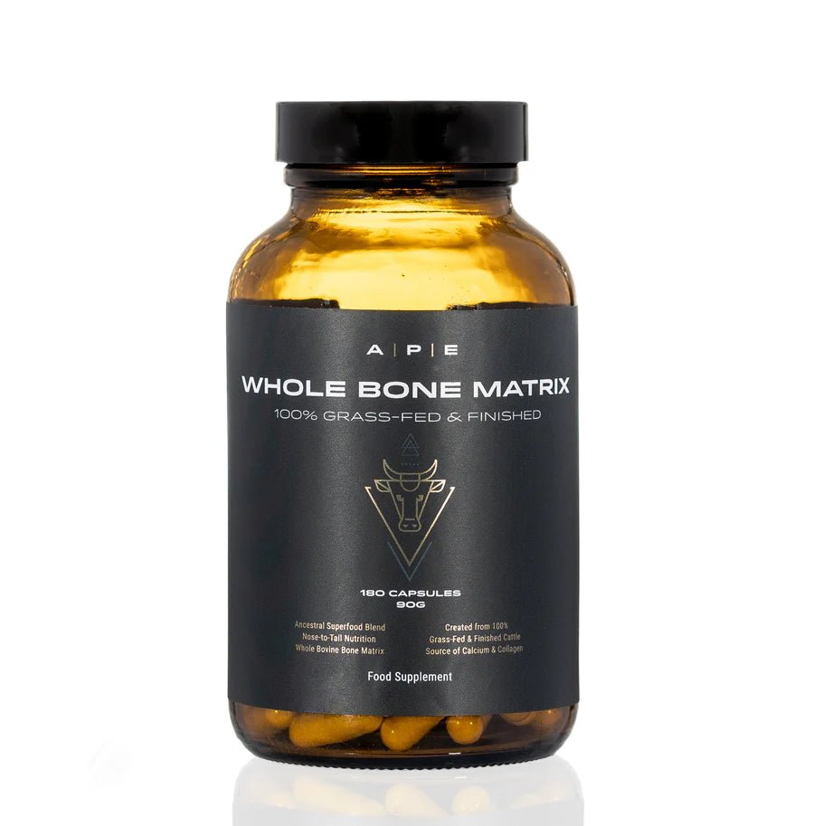 Grass - Fed Whole Bone Matrix - 180 Capsules from APE Nutrition | Available at Sow & Arrow