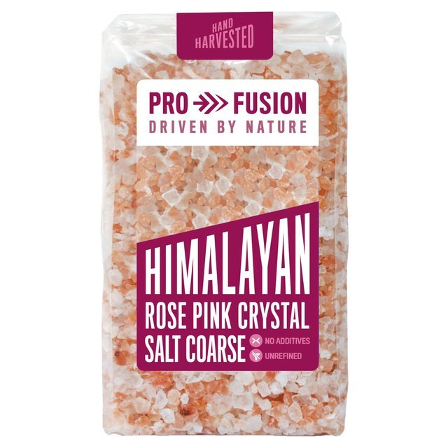 Hand Harvested Rose Pink Himalayan Coarse Salt - 500g from Profusion | Available at Sow & Arrow