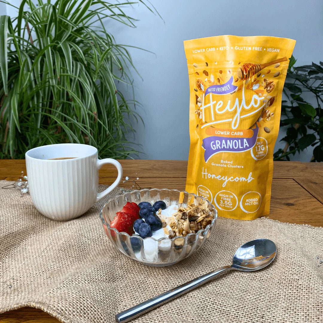 Honeycomb Keto Granola - 360g from Heylo | Available at Sow & Arrow