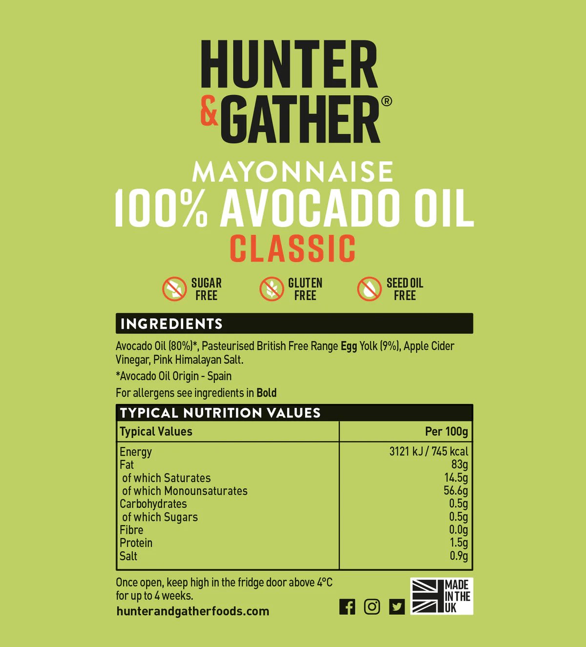 Hunter & Gather Mayonnaise - 250g from Hunter & Gather | Available at Sow & Arrow