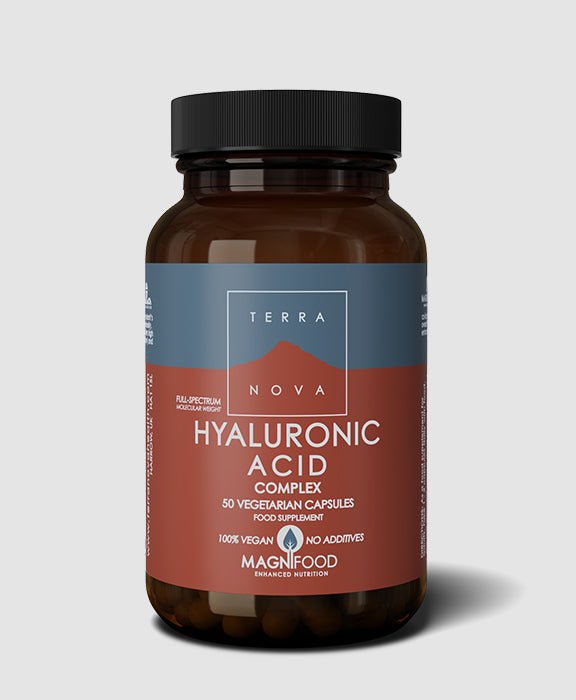 Hyaluronic Acid & Silica complex - 50 Capsules from TerraNova | Available at Sow & Arrow