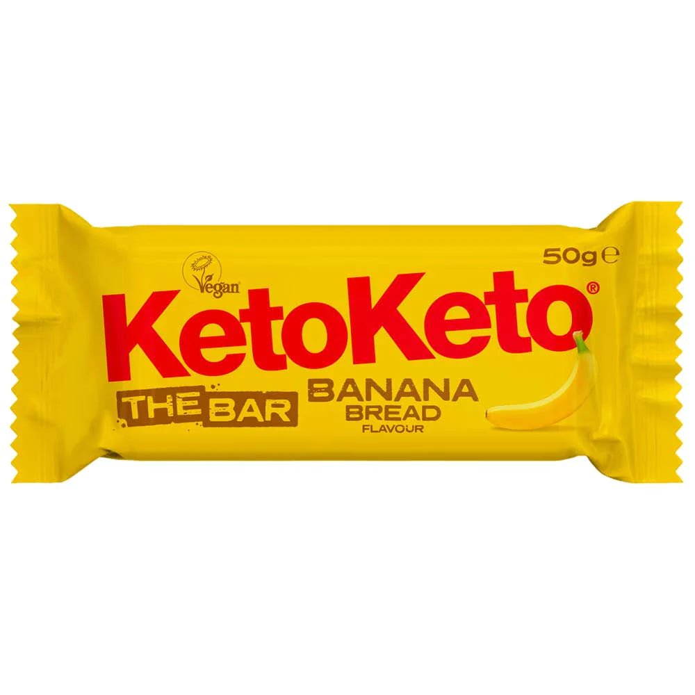 Keto Banana Bread Biscuit Bar - 50g from KetoKeto | Available at Sow & Arrow