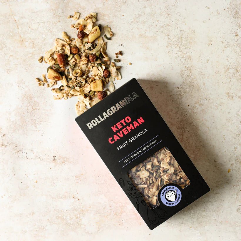 Keto Caveman Fruit Granola 300g from Rollagranola | Available at Sow & Arrow