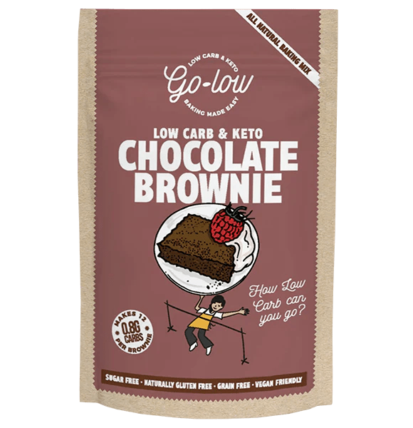 Keto, Low - Carb Chocolate Brownie Mix - 0.8g Carbs per serving from Go - Low Baking | Available at Sow & Arrow