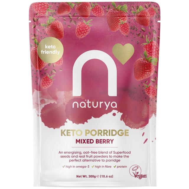 Keto Porridge Naturya - Strawberry from Naturya | Available at Sow & Arrow