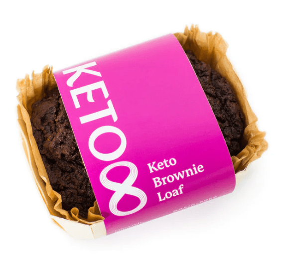 Keto Rich, Dark Chocolate Brownie Loaf - 200g from Keto8 | Available at Sow & Arrow