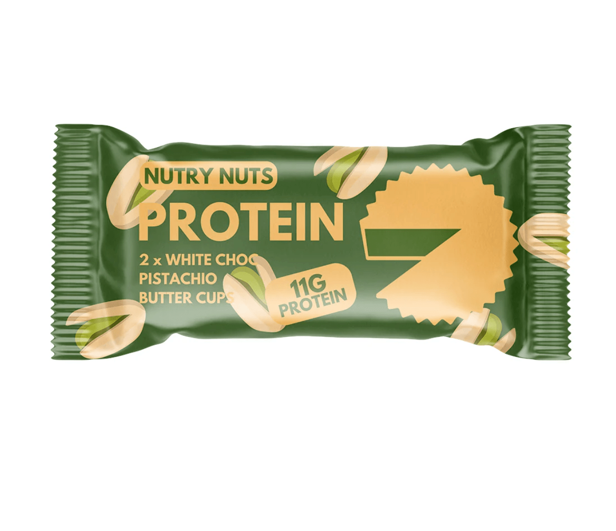 Keto White Chocolate Pistachio Butter Nut Cups - 42g from Nutry Nuts | Available at Sow & Arrow