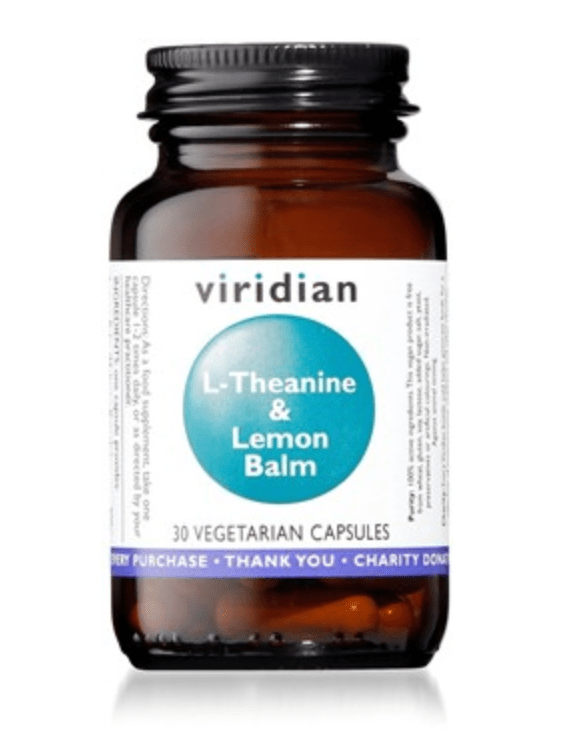 L - Theanine & Lemon Balm - 30 capsules from Viridian | Available at Sow & Arrow