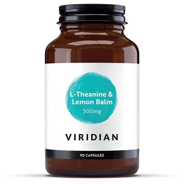 L - Theanine & Lemon Balm - 90 Capsules from Viridian | Available at Sow & Arrow