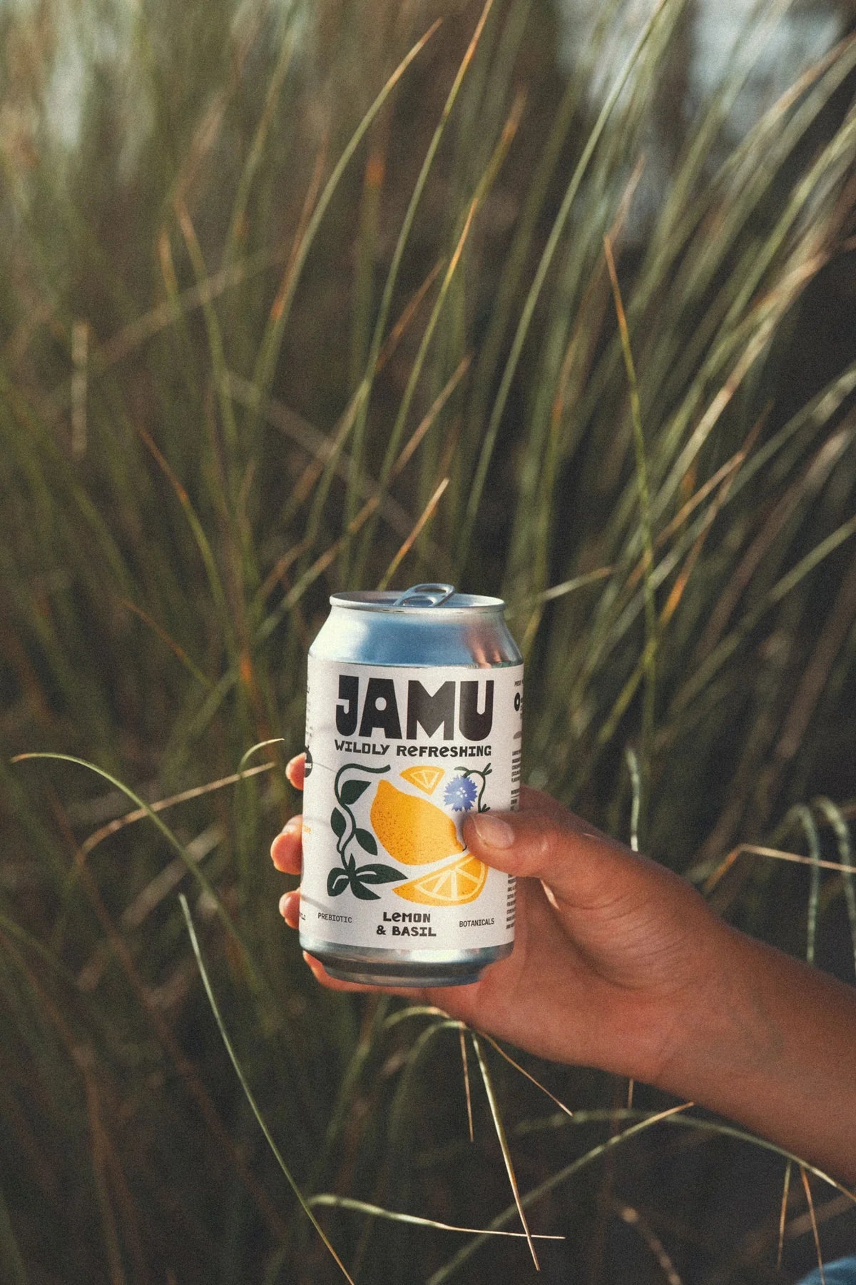 Lemon and Basil Drink - 330ml from Jamu | Available at Sow & Arrow