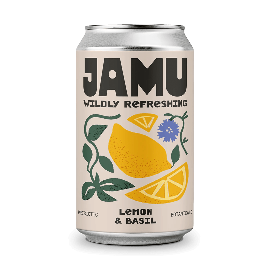 Lemon and Basil Drink - 330ml from Jamu | Available at Sow & Arrow