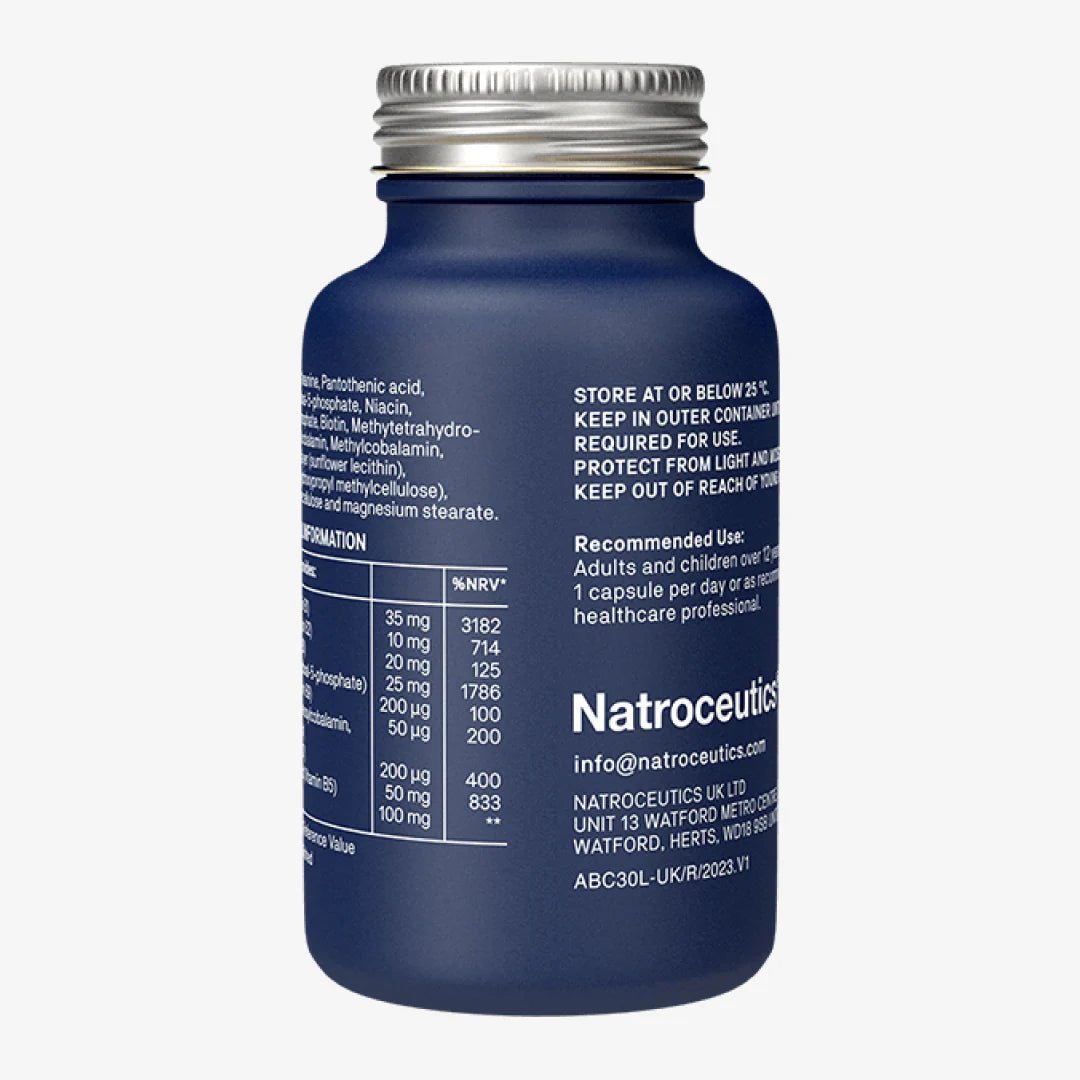 Liposomal B - Complex with L - Theanine - 30 Capsules from Natroceutics | Available at Sow & Arrow