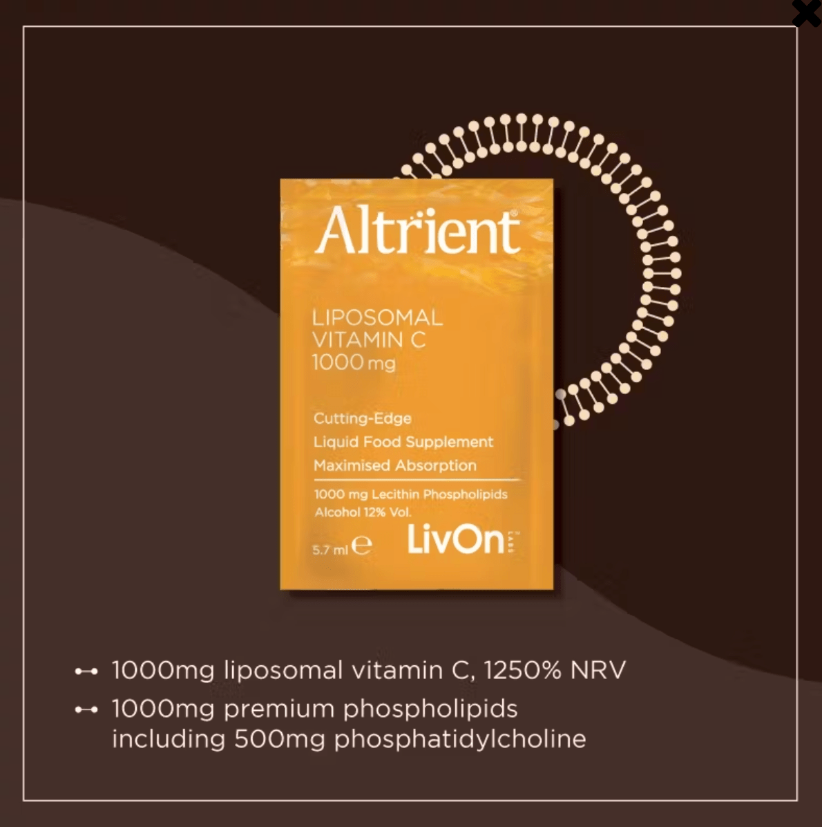 Liposomal Vitamin C - 30 x sachets 1000mg from Altrient | Available at Sow & Arrow