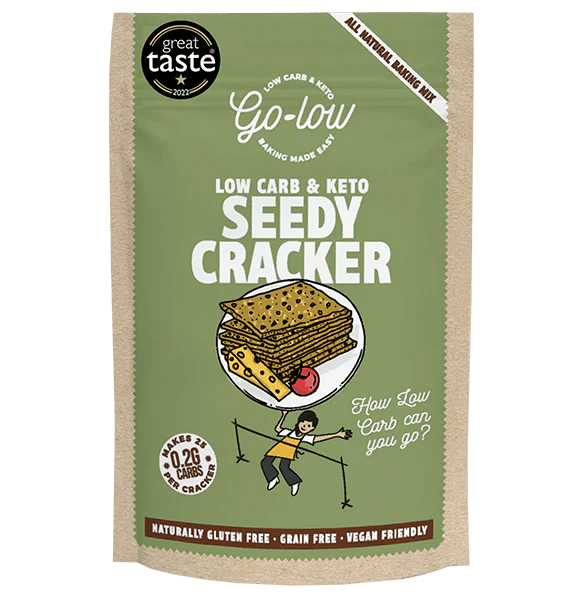 Low - Carb Cracker Baking Mix - 0.2g of carbs per cracker from Go - Low Baking | Available at Sow & Arrow