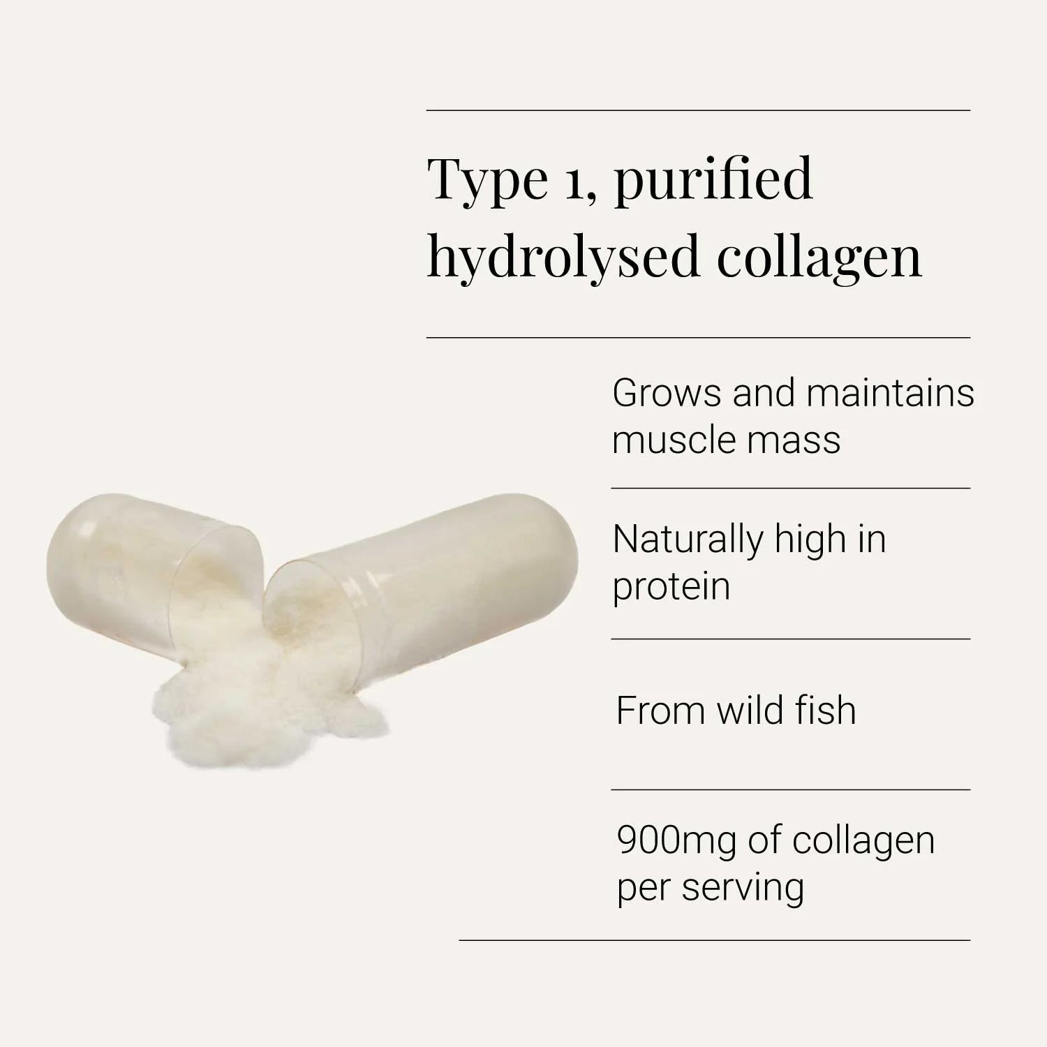 Marine Collagen Beauty Capsules - 150 caps from KiKi Health | Available at Sow & Arrow