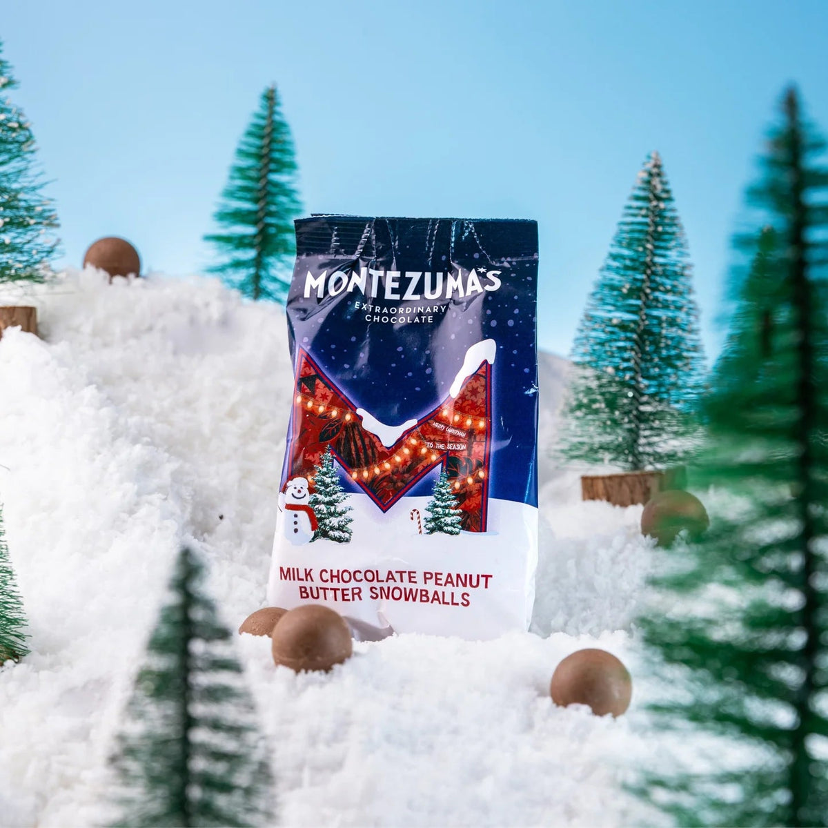 Milk Chocolate Peanut Butter Snowballs from Montezuma's | Available at Sow & Arrow