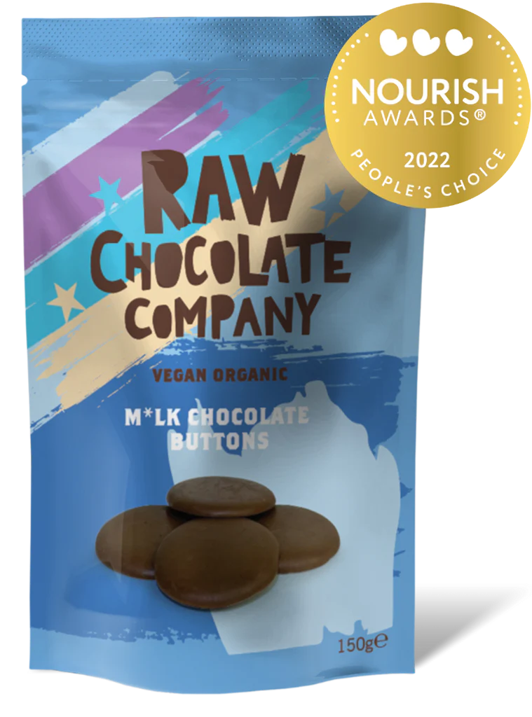 Organic Raw M*lk Chocolate Buttons - 150g