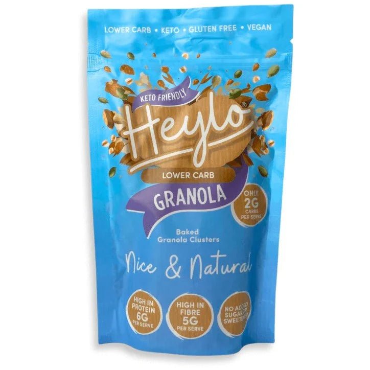 Natural Keto Granola - 360g from Heylo | Available at Sow & Arrow