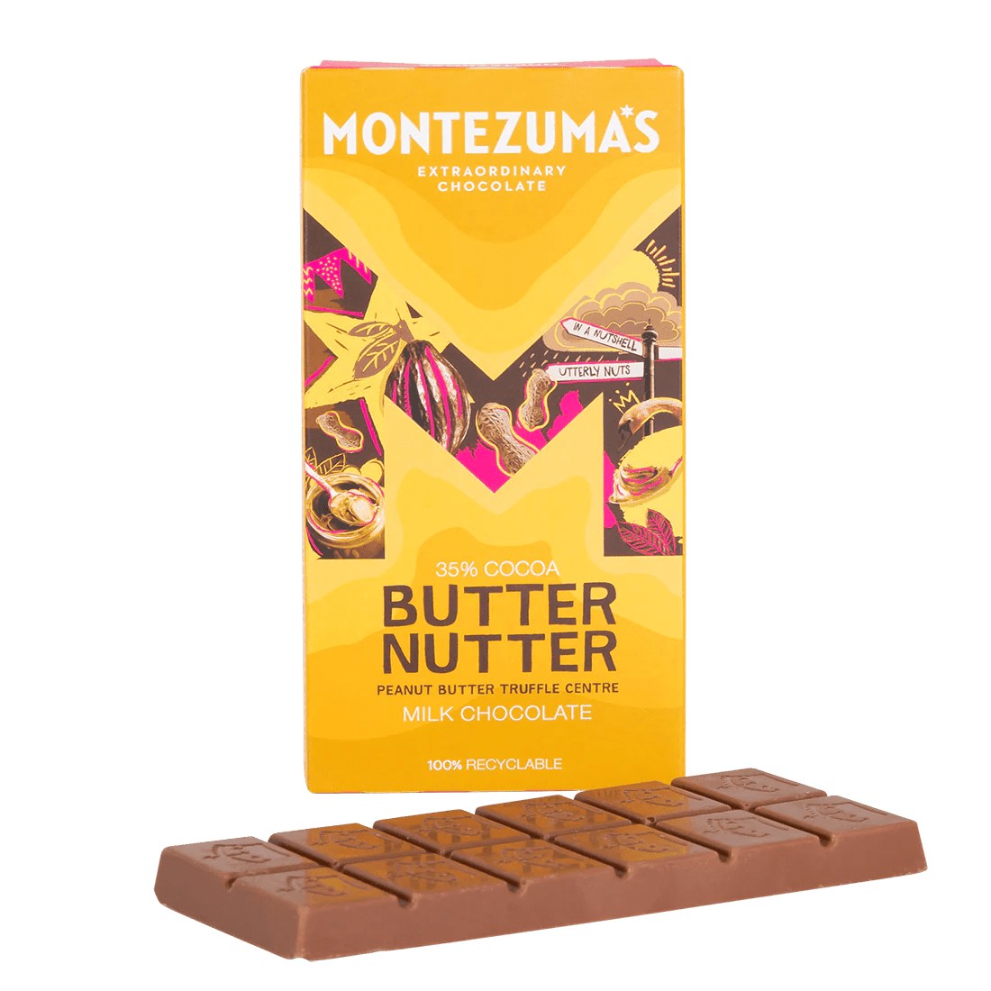 Nutter Butter - 90g from Montezuma's | Available at Sow & Arrow