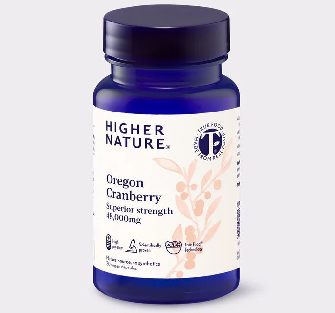 Oregon Cranberry: Superior Strength - 30 capsules from Higher Nature | Available at Sow & Arrow