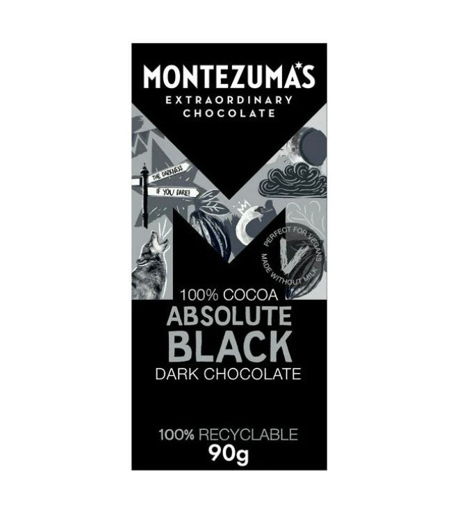 Organic 100% Dark Chocolate from Montezuma's | Available at Sow & Arrow