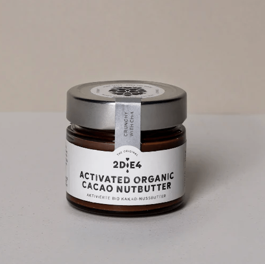 Organic Activated Cacao, Crunchy Nut Butter - 170g from 2Die4 | Available at Sow & Arrow