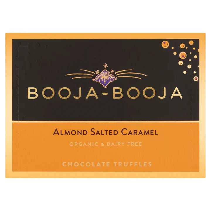 Organic Almond Salted Caramel Chocolate Truffles from Booja Booja | Available at Sow & Arrow