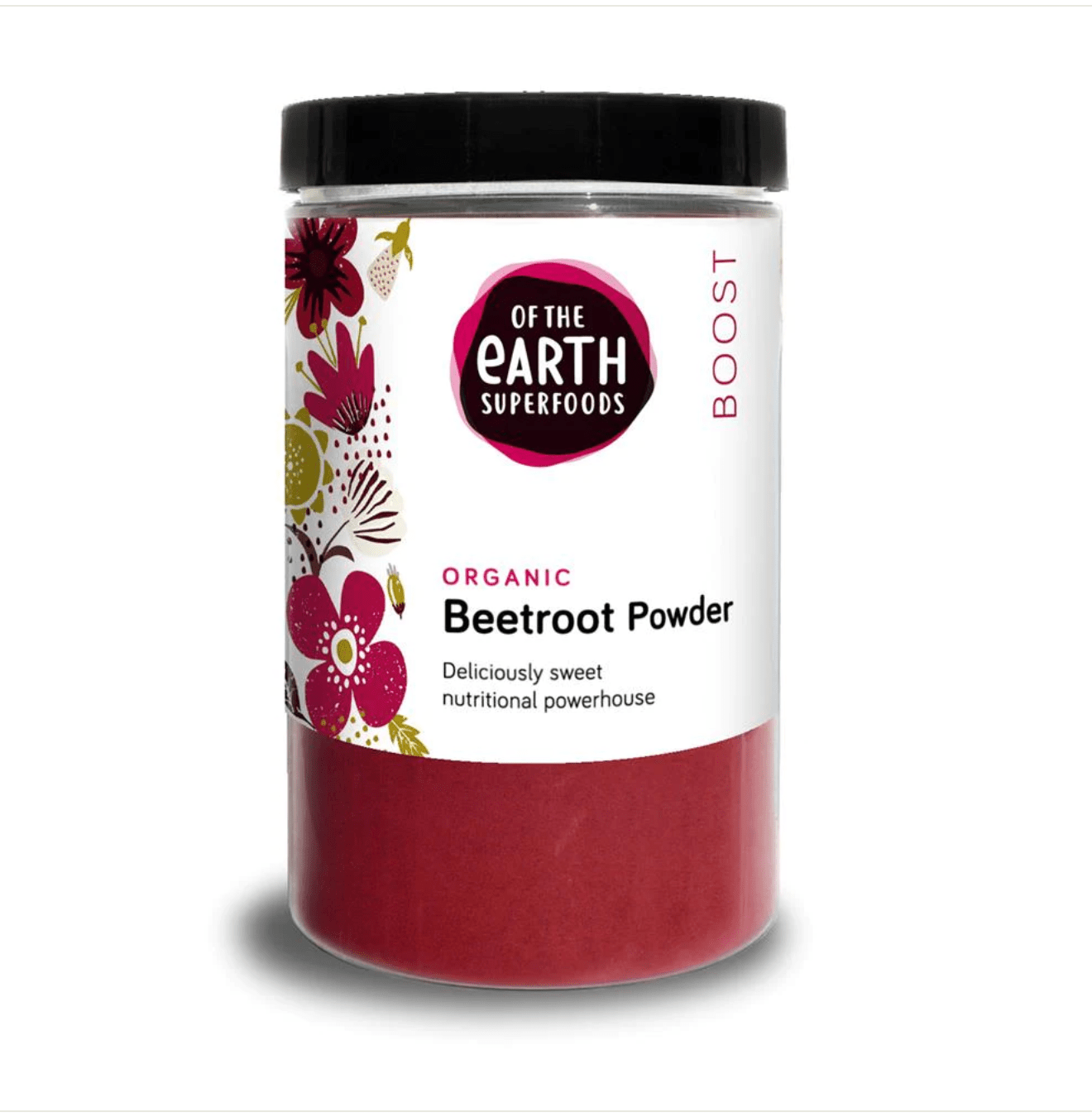 Organic Beetroot Powder 250g - BOOST - Deliciously sweet nutritional powerhouse from Of The Earth | Available at Sow & Arrow