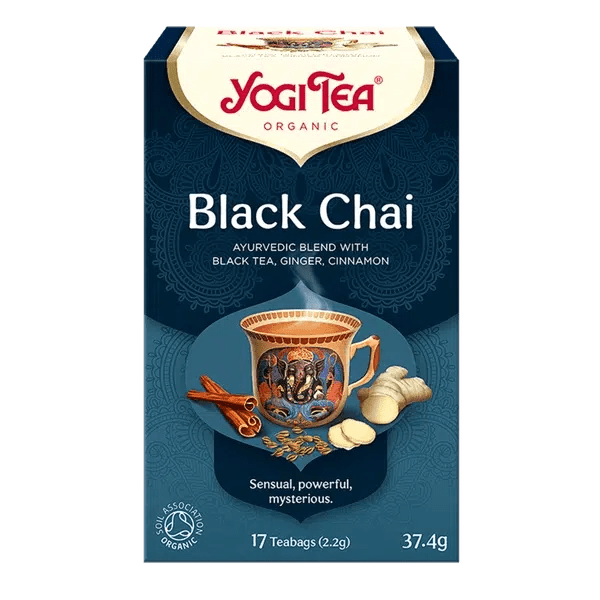 Organic Black Chai - YogiTea from YogiTea | Available at Sow & Arrow