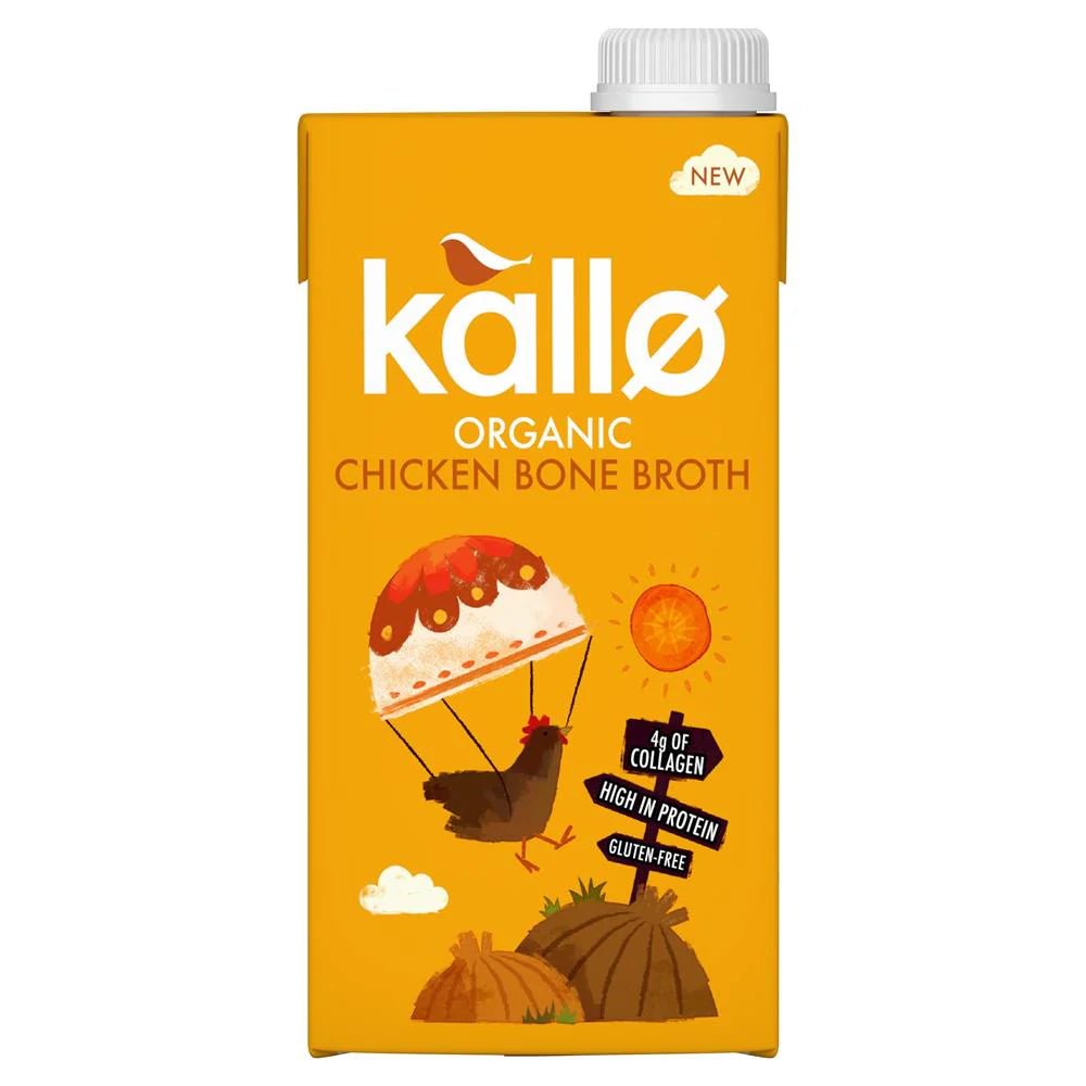 Organic Bone Chicken Bone Broth - 500ml from Kallo | Available at Sow & Arrow
