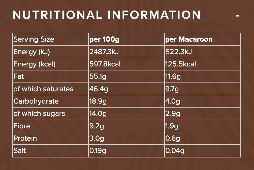 Organic Cacao Coconut Macaroons - 140g from Nourish | Available at Sow & Arrow