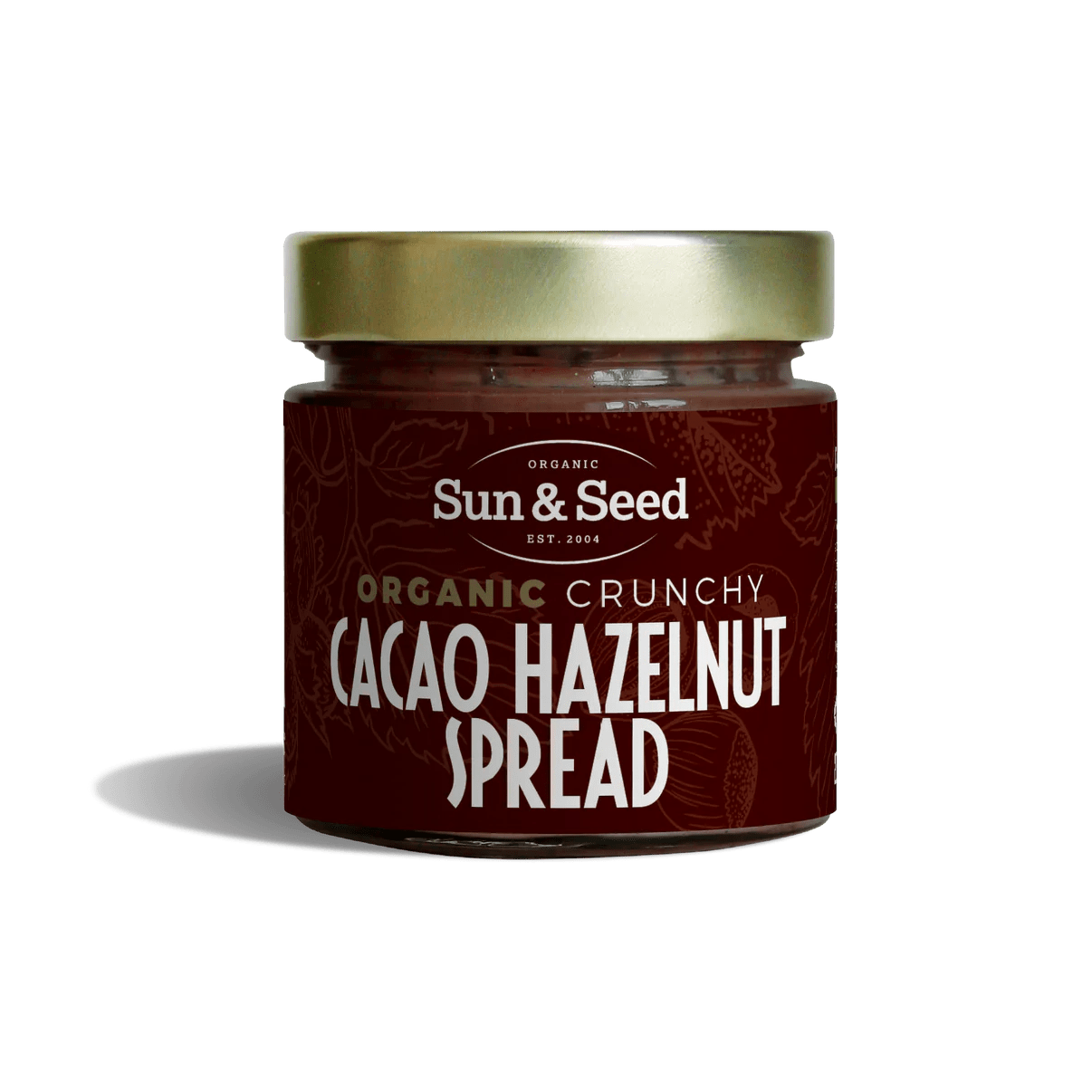 Organic Cacao & Hazelnut Spread - 200g from Sun and Seed | Available at Sow & Arrow