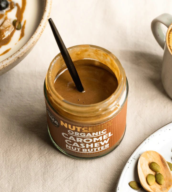 Organic Caromel Cashew Nut Butter - 170g from Nutcessity | Available at Sow & Arrow