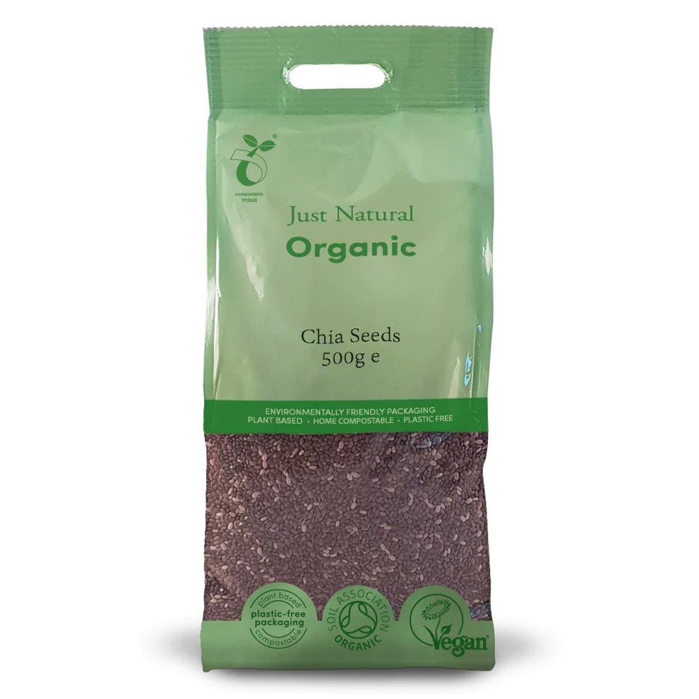 Organic Chia Seeds - 500g from Just Natural | Available at Sow & Arrow