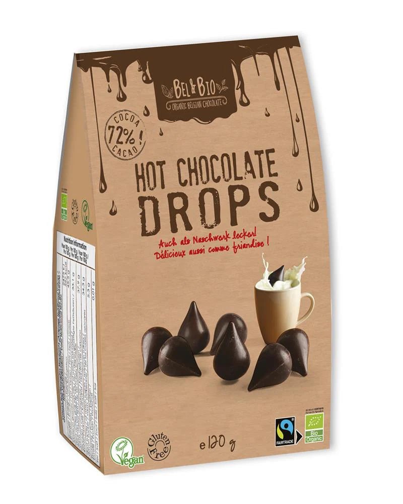 Organic Chocolate Gnache - filled Drops - 150g from Belvas | Available at Sow & Arrow