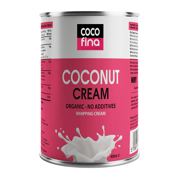 Organic Coconut Cream - 400ml from Cocofina | Available at Sow & Arrow