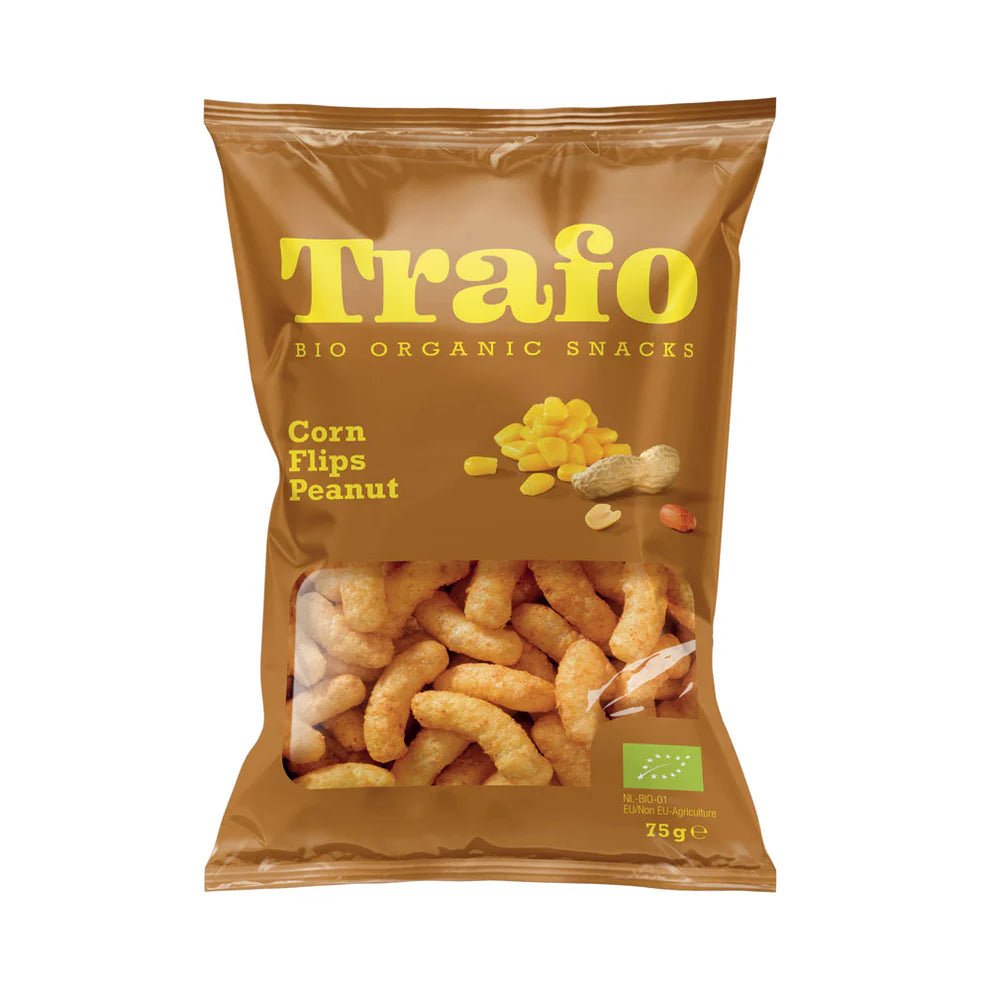 Organic Corn Puffs - Trafo 75g from Trafo | Available at Sow & Arrow