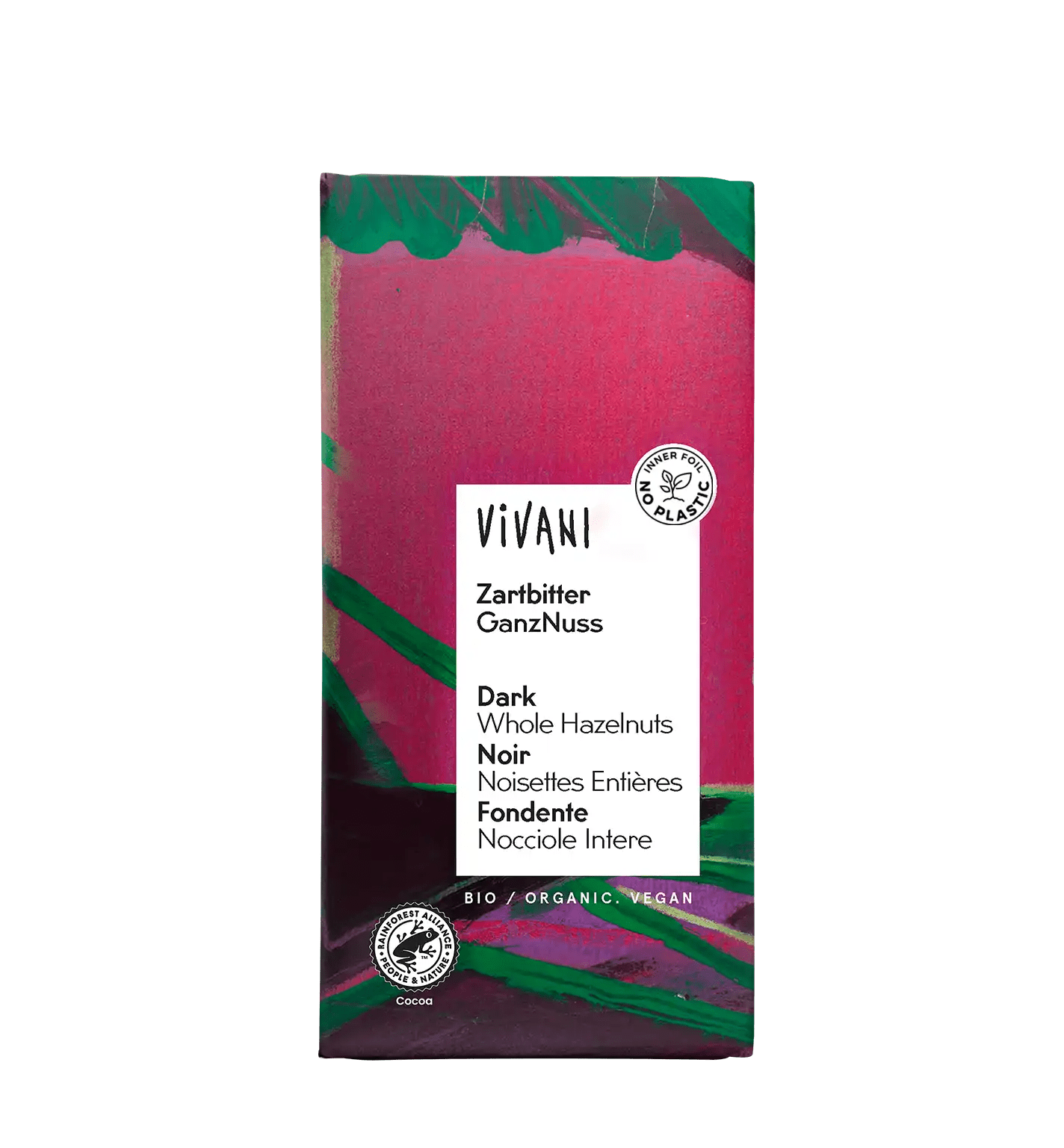 Organic, Dark Hazelnut Chocolate - 100g from Vivani | Available at Sow & Arrow