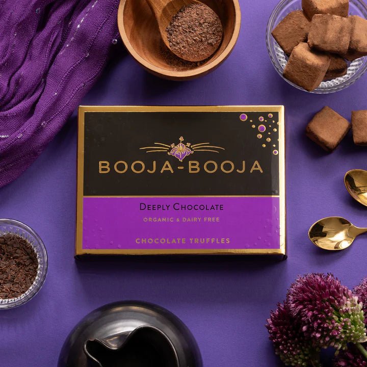 Organic Deeply Chocolate Truffles - 92g from Booja Booja | Available at Sow & Arrow