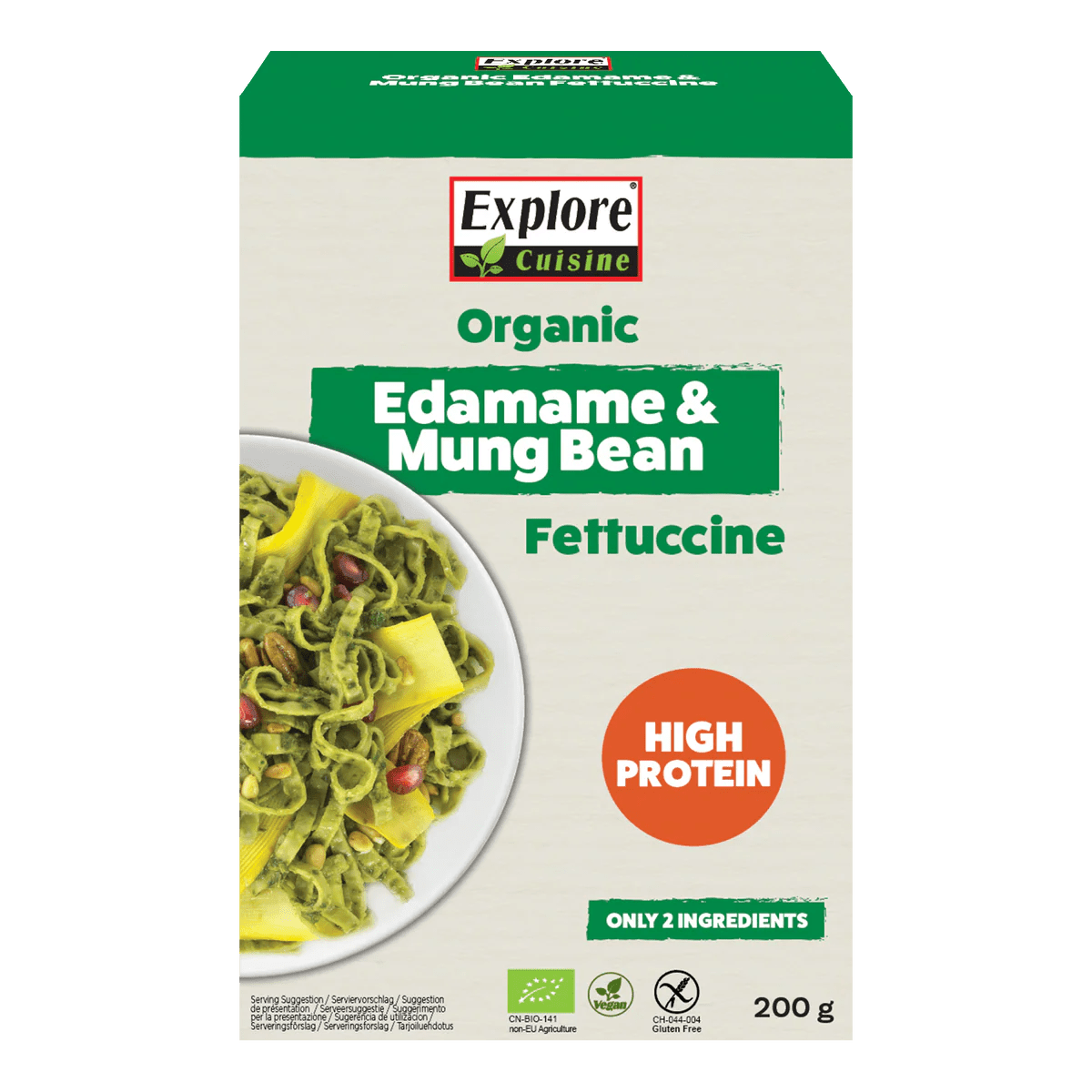 Organic Edamame & Mung Bean Fettuccine from Explore Cuisine | Available at Sow & Arrow