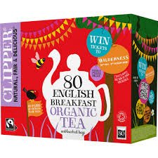 Organic Fairtrade English Breakfast Tea - 80 bags from Clipper | Available at Sow & Arrow