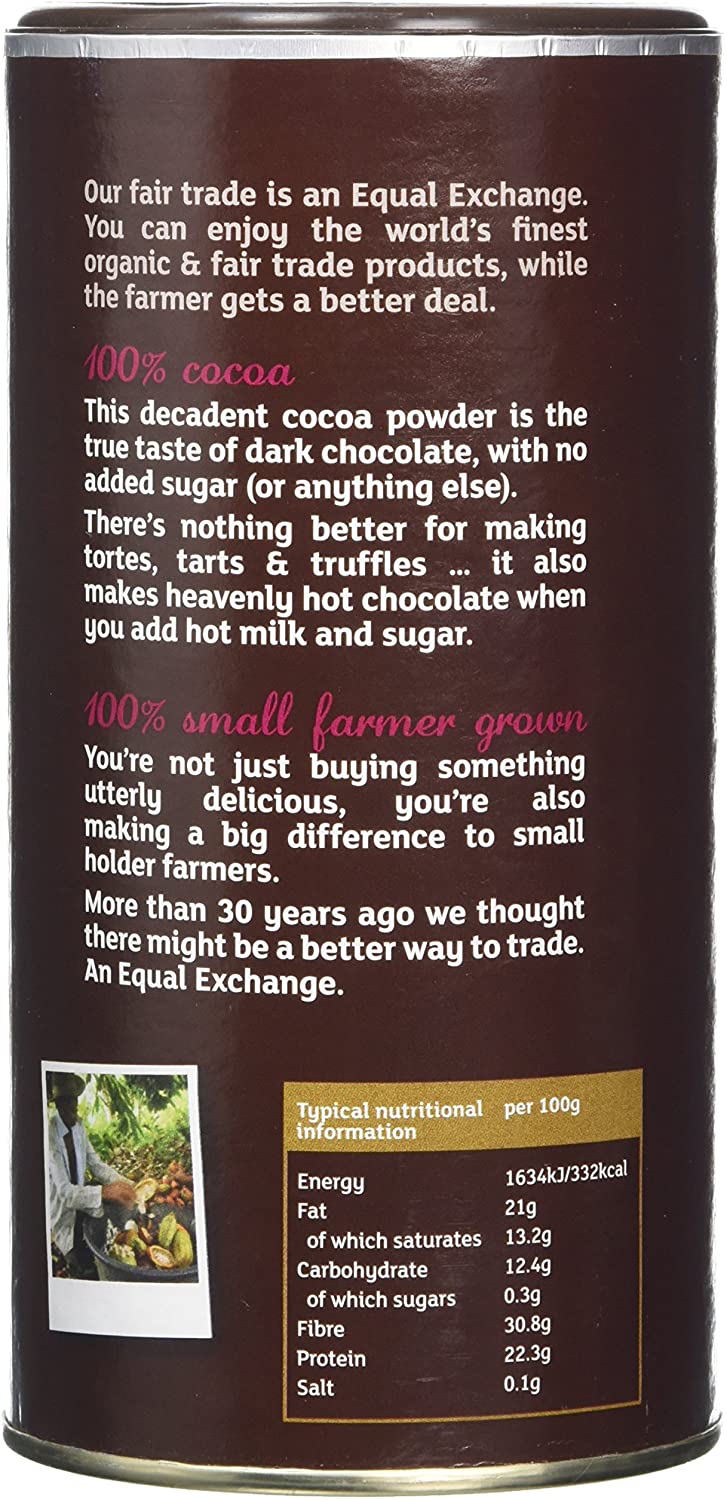 Organic FairTrade Hispaniola Cocoa - 250g from Equal Exchange | Available at Sow & Arrow