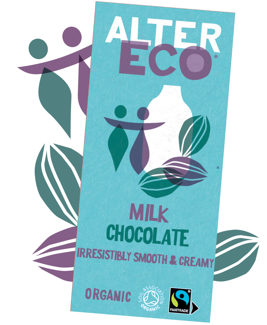 Organic Fairtrade Smooth & Creamy Milk Chocolate - 100g from Alter Eco | Available at Sow & Arrow