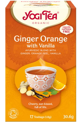 Organic Ginger, Orange with Vanilla Tea - YogiTea from YogiTea | Available at Sow & Arrow