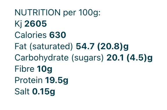 Organic Gingerbread Almond Nut Butter - 170g from Nutcessity | Available at Sow & Arrow