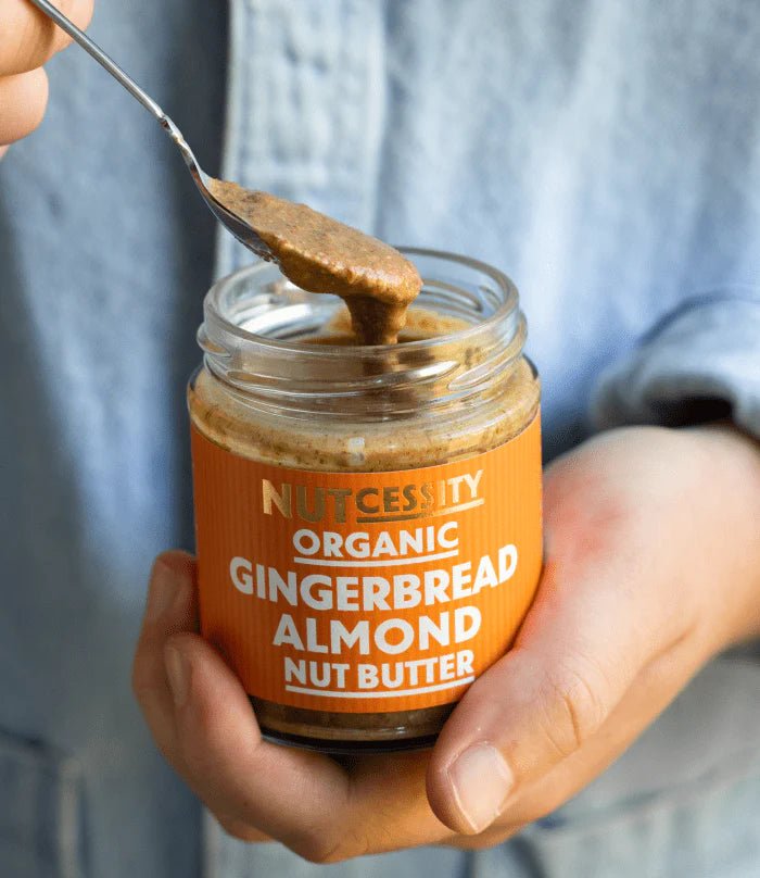 Organic Gingerbread Almond Nut Butter - 170g from Nutcessity | Available at Sow & Arrow