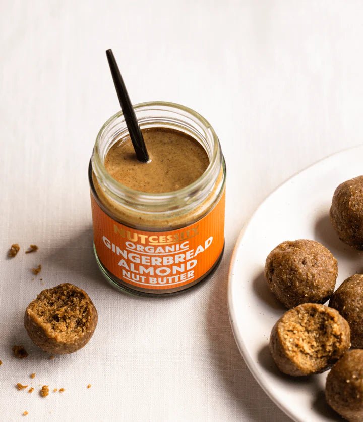 Organic Gingerbread Almond Nut Butter - 170g from Nutcessity | Available at Sow & Arrow